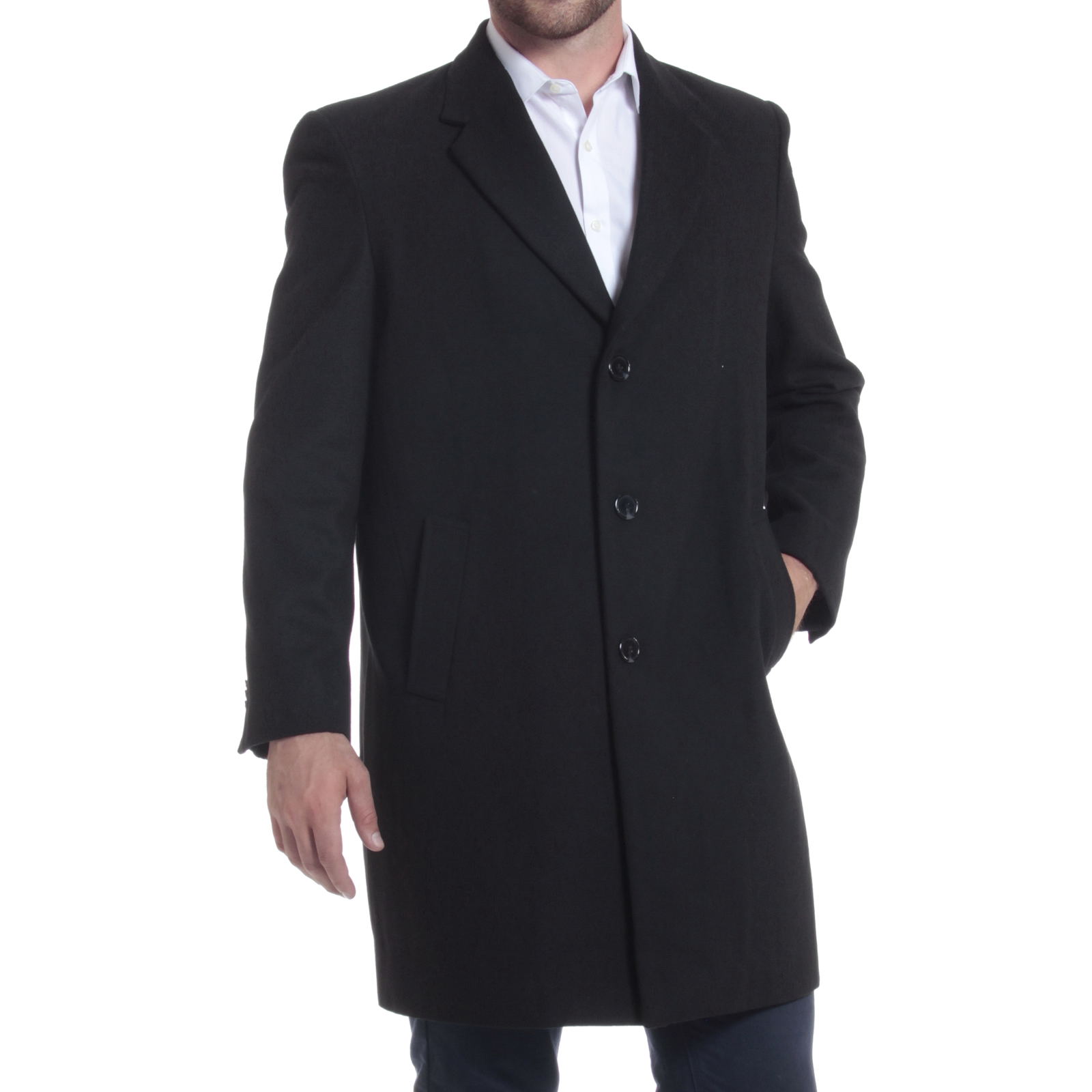 Black Dress Coat For Men Han Coats